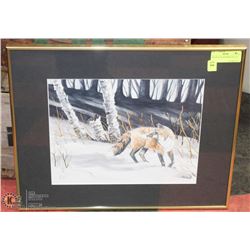 1993 RED FOX ARTWORK, BY F.L.R.