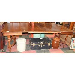 SOLID WOOD CARVED BUFFET 94"X43"X30"H