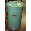 Image 1 : SMALL VINTAGE FLOWER BIN W/ LID
