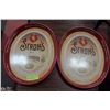 Image 1 : A PAIR OF METAL STROH'S BOHEMIAN BEER TRAYS