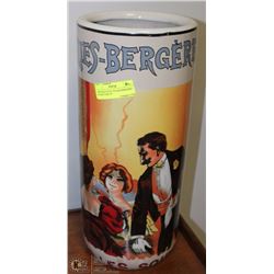 VINTAGE STYLE “FOLIES-BERGERE” FLOOR VASE 18”