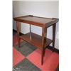 Image 2 : WOOD TEA  TRAY SIDE TABLE
