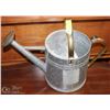 Image 1 : GALVANIZED GARDEN WATER CAN WITH BRASS