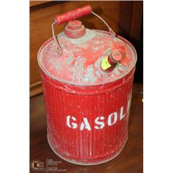 VINTAGE RED GASOLINE CAN
