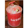 Image 1 : VINTAGE RED GASOLINE CAN