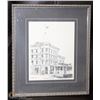 Image 1 : MATTED SIGNED MEREDITH EVANS PEN PICTURE FRAMED.