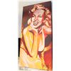 Image 1 : LARGE 53” X 26” MARYLIN MONROE CANVAS PRINT