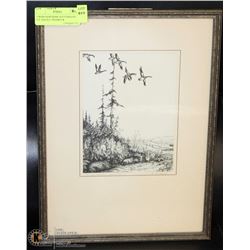 "CROSS NORTHERN SOUTURES" BY E.F. HAGELL FRAMED &