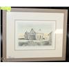 Image 1 : PROOF HENRY SAYERS HOMESTEAD SIGNED & FRAMED