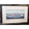 Image 1 : SIGNED MATTED EDMONTON PANORAMA 30X21 PRINT