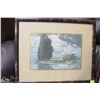 Image 2 : PAIR OF WOOD FRAMED LANDSCAPES