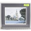 Image 1 : ROBERTSON WESLEY UNITED CHURCH FRAMED PRINT