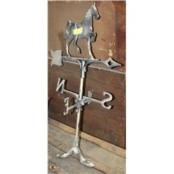 VINTAGE METAL HORSE WEATHERVANE