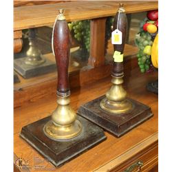 PAIR OF ANTIQUE BEER PULLS