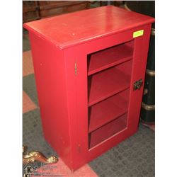 VINTAGE WOODEN PANTRY 21” X 13” X 28”