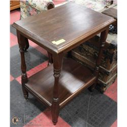 SMALL SHELF TABLE 24"X16"X30"H