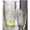 Image 1 : PAIR OF CRYSTAL VASES