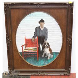 BETTY ALLEN 1986 FRAMED OIL ON CANVAS