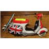Image 1 : BRITISH SCOOTER WITH SURFBOARDS TIN