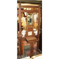 EARLY 1900'S HALLWAY COAT RACK