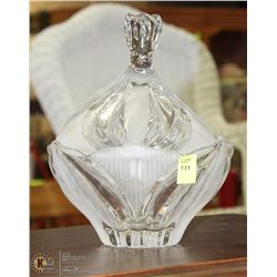 ESTATE CUTGLASS LIDDED DISH