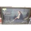 Image 1 : ANTIQUE JESUS CHRIST PICTURE IN FRAME