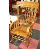 Image 1 : PRESSED BACK ROCKING CHAIR