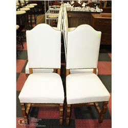 GROUP OF 10 ANTIQUE WOOD CARVED NAIL HEAD SIDE