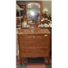 Image 1 : ANTIQUE DRESSER WITH MIRROR