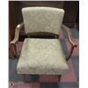 Image 2 : ANTIQUE UPHOLSTERED ROCKER CHAIR