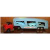 Image 2 : 1950'S GMC TIN CAR HAULER W/ 5 TIN CARS