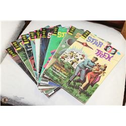 GOLD KEY STAR TREK COMICS WITH PHOTO COVERS
