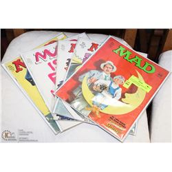 SET OF 5 MAD MAGAZINES FROM 1973,74 INCL #158,160
