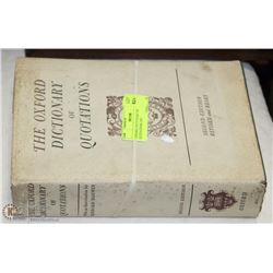 OXFORD DICTIONARY OF QUOTATIONS 1953