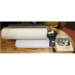 VINTAGE BEATTY 1835 IRONING MACHINE WITH MANUAL.