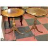 Image 1 : SET OF ANTIQUE HOLLAND HOUSE PIE TABLES