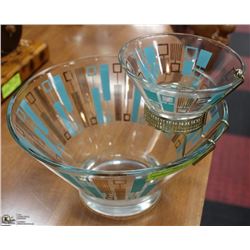 VINTAGE CHIP & DIP BOWL