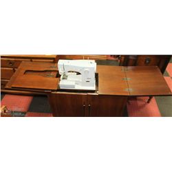 ELNA SWITZERLAND MADE SEWING MACHINE IN CABINET