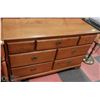 Image 2 : 9) VILAS MAPLE DRESSER AND MIRROR