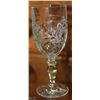 Image 6 : 15PCS OF ESTATE CRYSTAL GLASSES, PITCHER