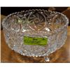 Image 2 : SET OF 3 ESTATE PINWHEEL CRYSTAL FOOTED BOWLS -