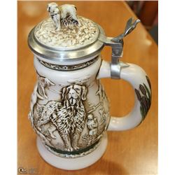 AVON "GREAT DOGS OF THE OUTDOORS" STEIN WITH