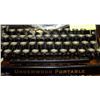 Image 2 : ANTIQUE UNDERWOOD TYPEWRITER