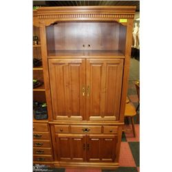 7) ROXTON MAPLE TV CABINET