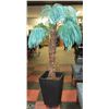 Image 1 : 6 FOOT ARTIFICAL PALM TREE IN WHEELED PLANTER-