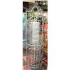Image 1 : METAL AND GLASS WINE RACK/BAR