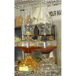 PAIR OF ANTIQUE OIL  LANTERNS