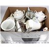 Image 1 : ESTATE BOX OF CHINA CUPS, CREAM & SUGARS & MORE