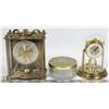Image 1 : LOT OF 2 GERMAN DESK CLOCKS AND MORE