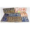 Image 1 : 4 SETS OF VINTAGE ALBERTA LICENSE PLATES INCL 1965